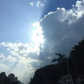 Previsão do tempo hoje para Belo Horizonte (MG): sol com algumas nuvens durante o dia; à noite o céu fica com muitas nuvens, mas não chove previsão do tempo Belo Horizonte