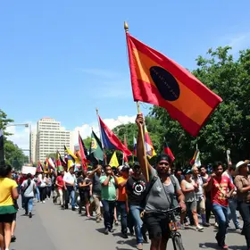 MST marcha por soberania e democracia em Belo Horizonte