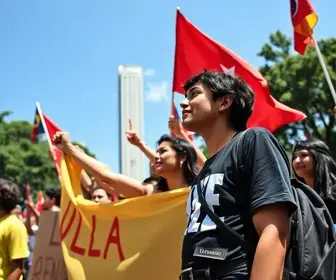 ato de apoio a Lula