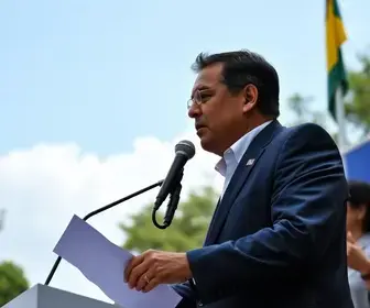 Governador de MG e candidato à reeleição, Mateus Simões vota em Belo Horizonte Mateus Simões
